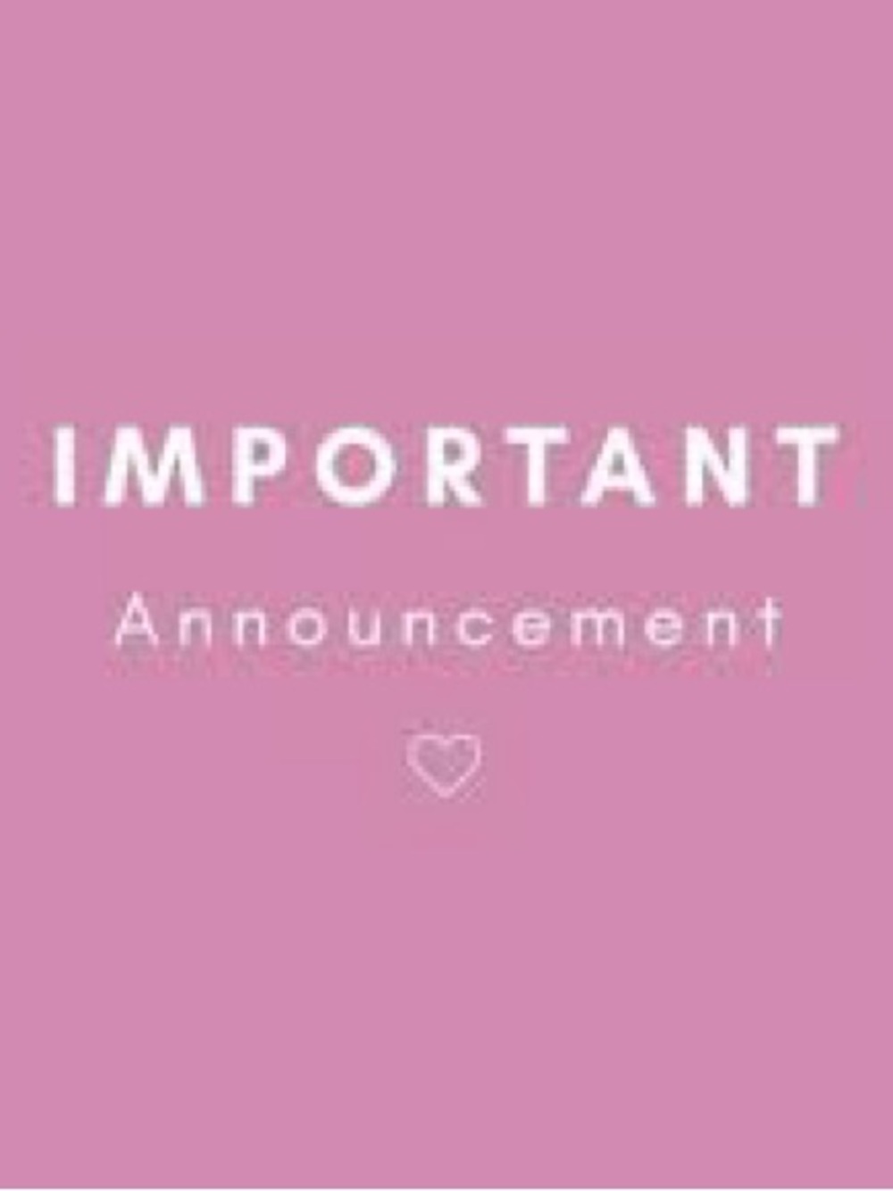 JUST A HEADS UP …..